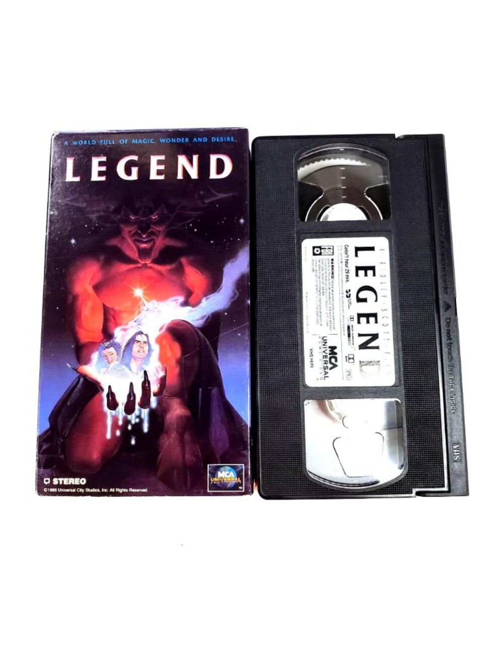 Legend VHS 1986 Fantasy Adventure Movie Tom Cruise, Ridley Scott - Picture 5 of 5